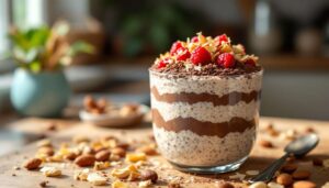 Darmfreundliches Frühstück: Rezept für Donauwelle Overnight Oats