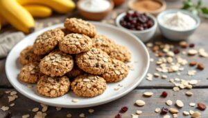 Zuckerfreie Haferflockenkekse mit Joghurt: purer Genuss