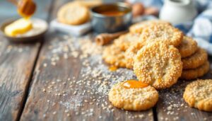 Einfach lecker: Sesamkekse mit feiner Honigsüße