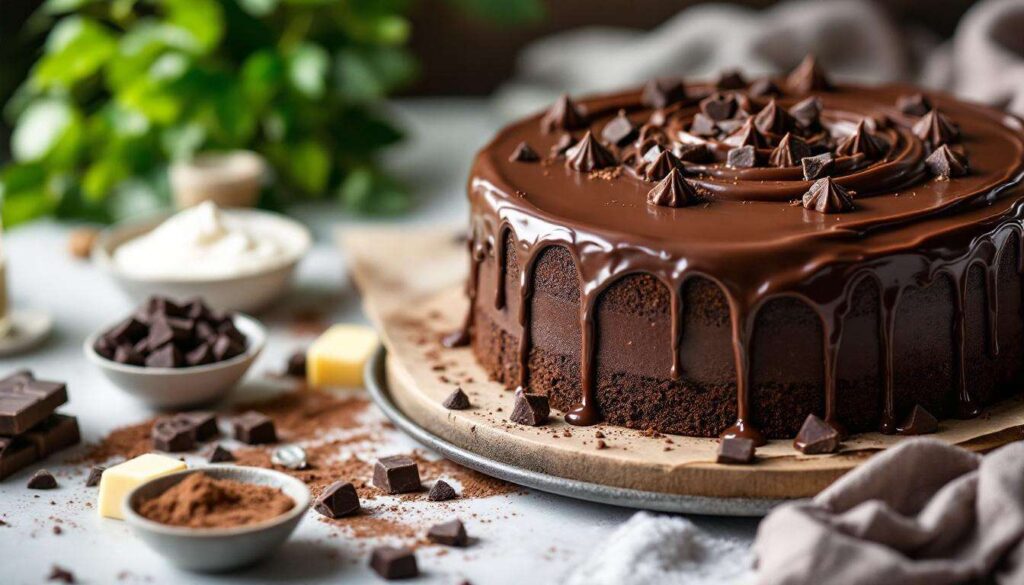 Schokotorte mit selbst gemachter Schokoladencreme: So gut!