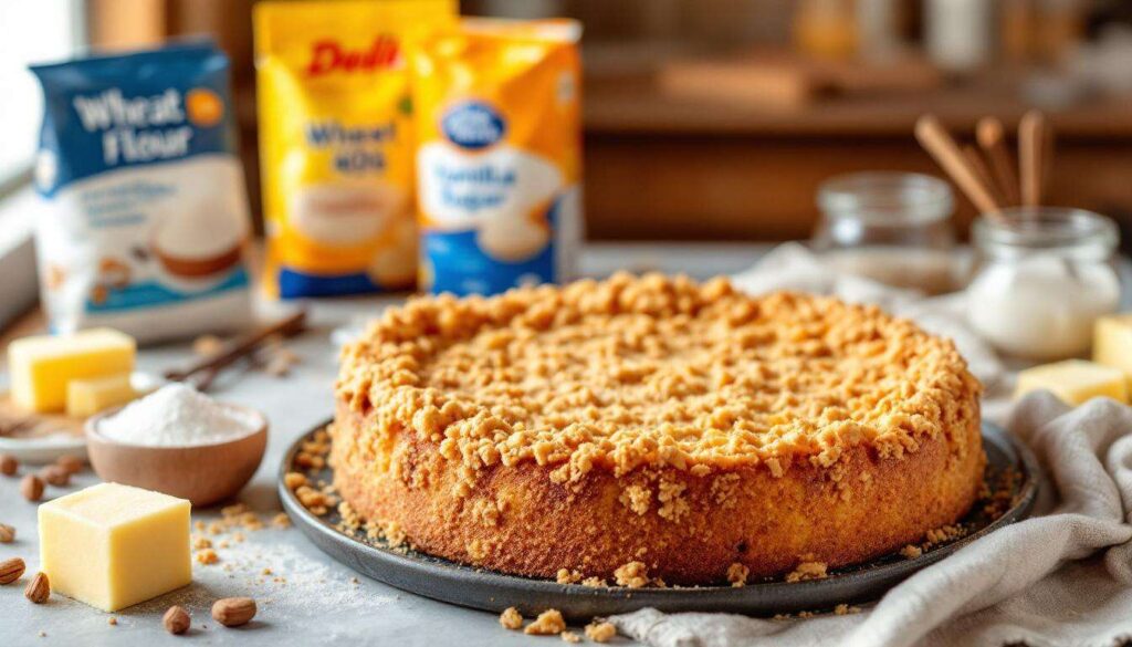 Schneller Puddingkuchen mit Streusel: Macht selbst Omas Kuchen Konkurrenz