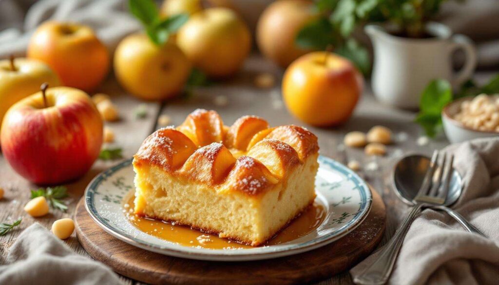 Wohlfühl-Rezept: Warmer Butterkuchen mit Bratäpfeln – so lecker