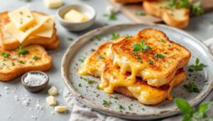 Käse-Toast Rezept für die Heißluftfritteuse: perfekt für Frühstück und Snacks