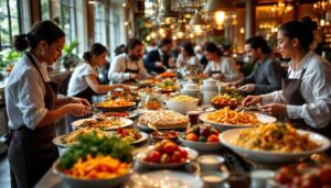 Teller vollladen und dann wegschmeißen: Kommt die Strafgebühr am Buffet?