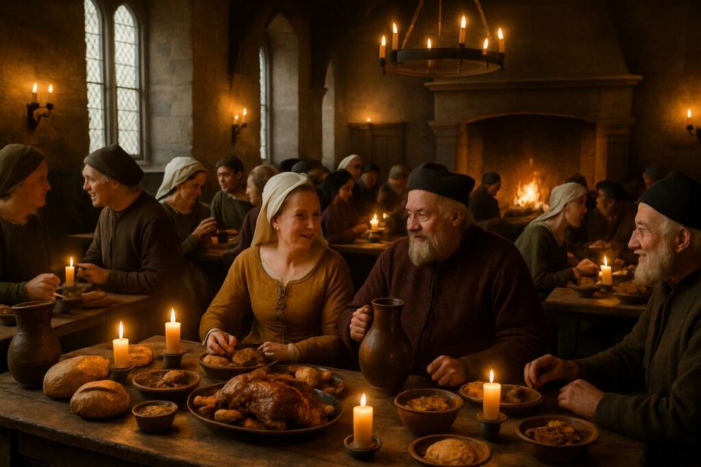 Kochen und essen wie im Mittelalter